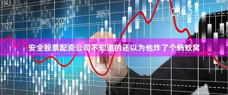 安全股票配资公司不知道的还以为他炸了个蚂蚁窝